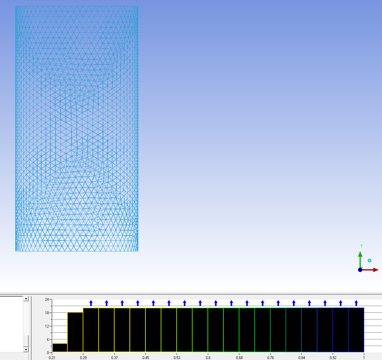 Fluent meshing中如何查看网格质量分布